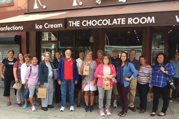 Next stop: The Chocolate Room in Cobble Hill