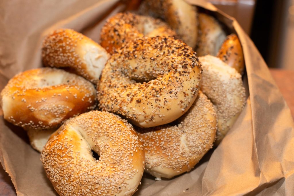 Bagel from Bagel Hole in Park Slope