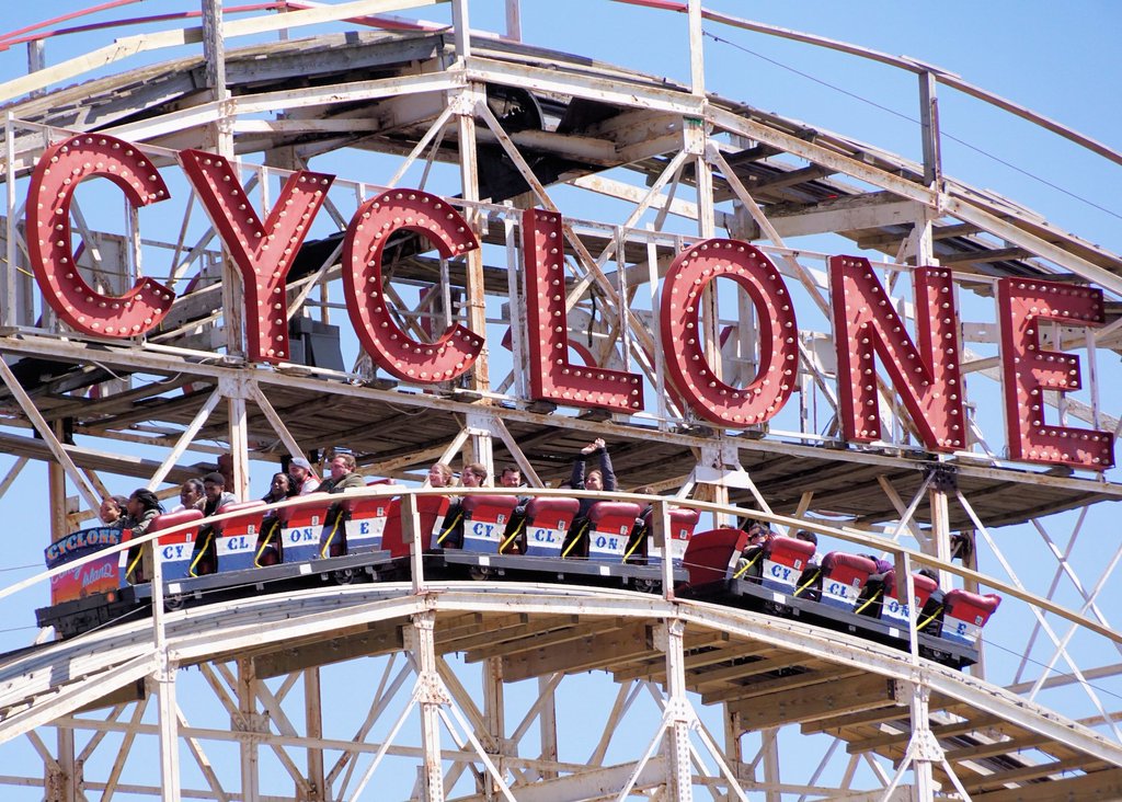 The Cyclone at Coney Island